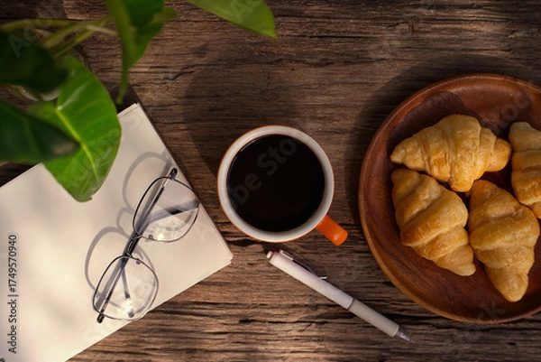 Obraz cup of coffee beans