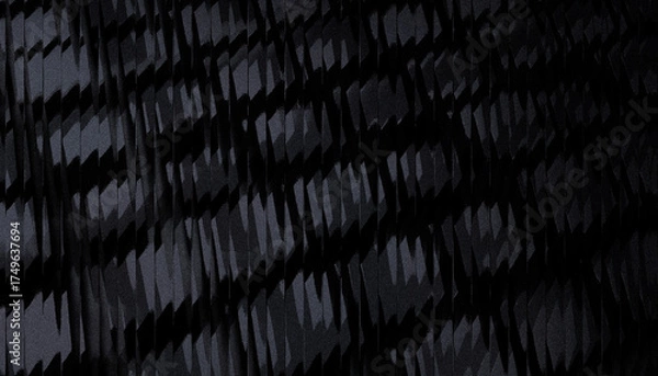 Fototapeta Dark abstract textured background with vertical lines and subtle purple hues