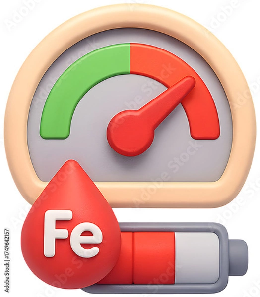Obraz 빈혈 철분 철 피 헤모글로빈 질병 증상 게이지