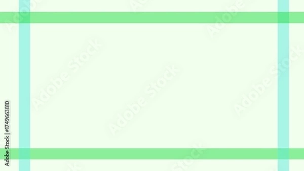 Obraz Simple line pastel color cute frame background