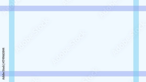 Obraz Simple line pastel color cute frame background