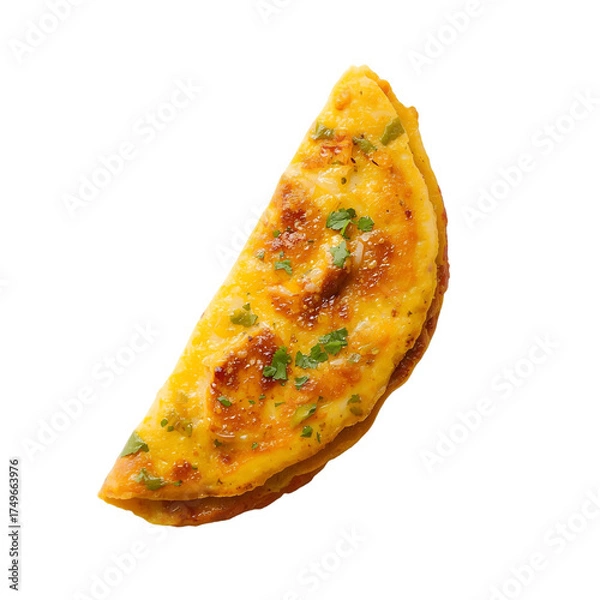 Obraz pizza on a white background