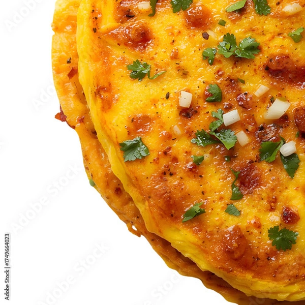 Obraz pizza on a white background