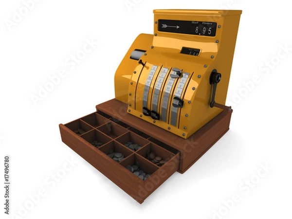 Obraz alte Registrierkasse