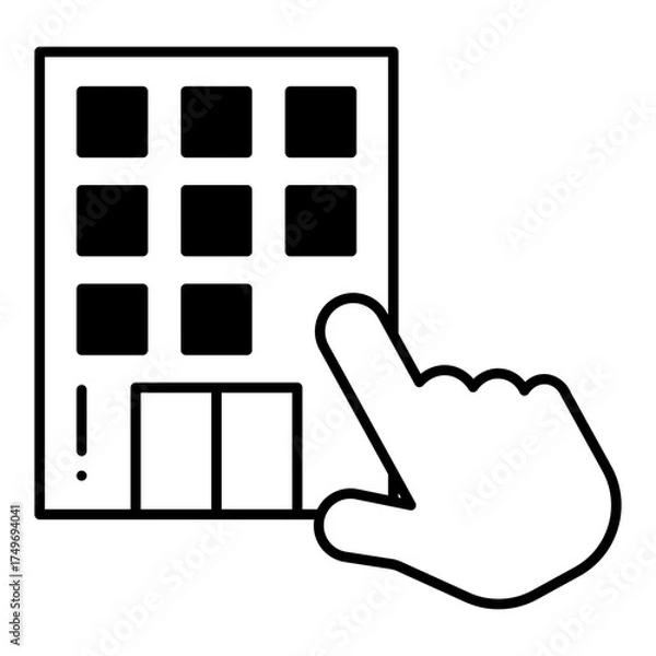 Obraz Booking dualtone icon