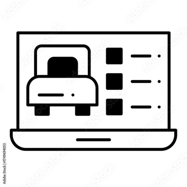 Obraz Reservation dualtone icon