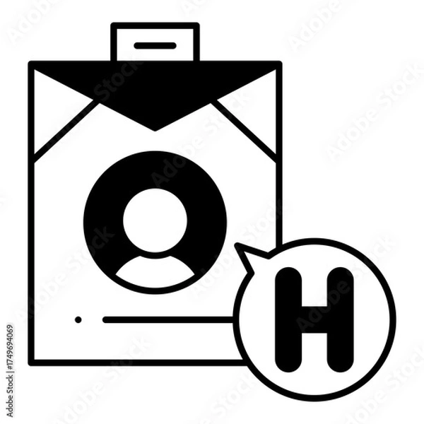 Obraz ID Card dualtone icon