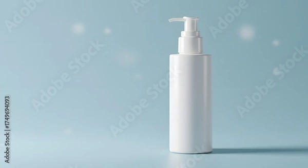 Obraz white plastic bottle