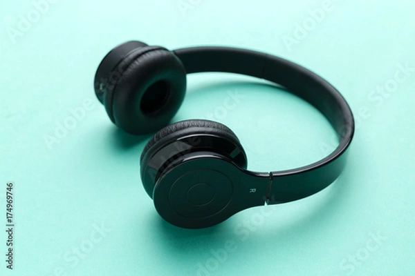 Fototapeta Wireless headphones