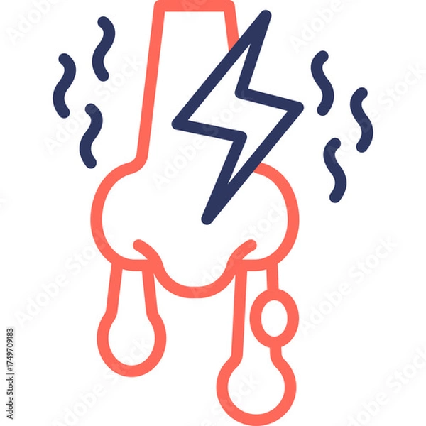 Obraz Mucous Barrier line color icon