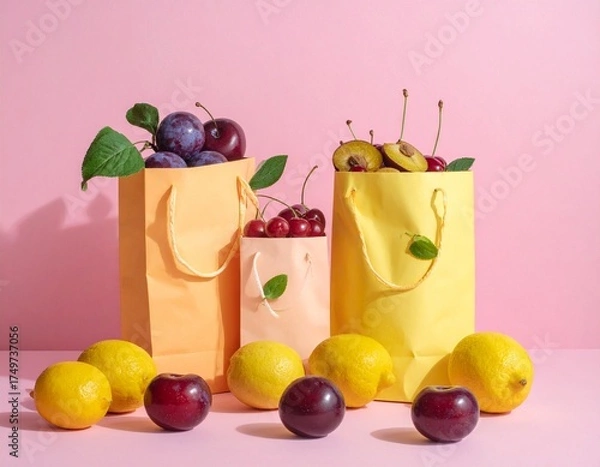 Fototapeta Generated image fruits