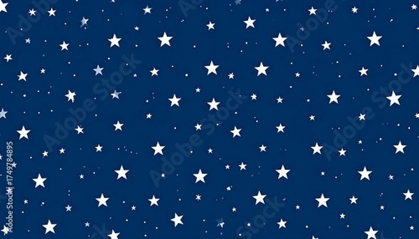 Obraz Night Sky Starry Pattern Background.