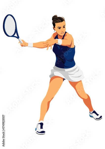 Obraz 女子テニス選手