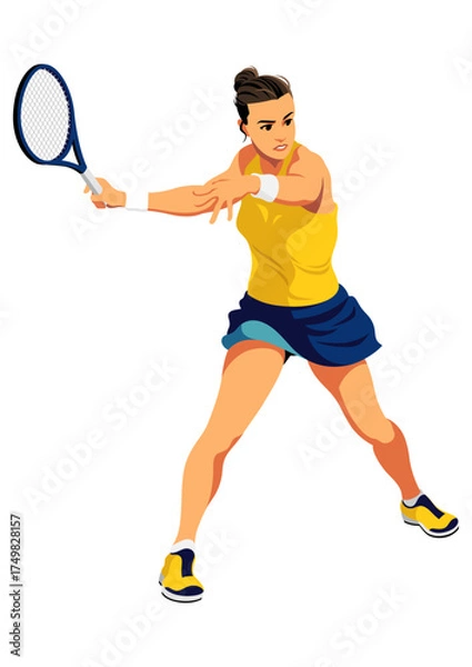 Obraz 女子テニス選手