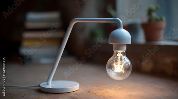 Fototapeta lamp on the table