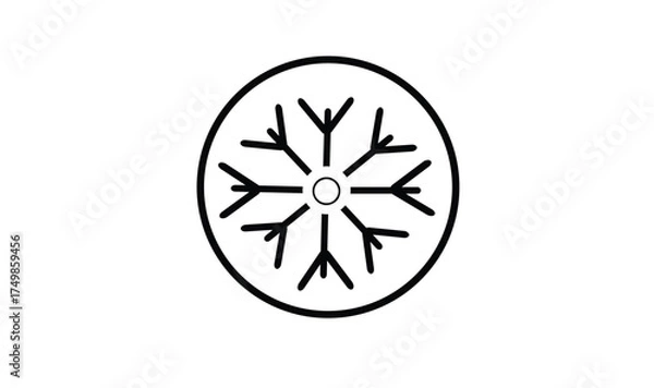 Obraz Snow icon