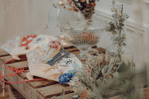 Obraz basket with flowers