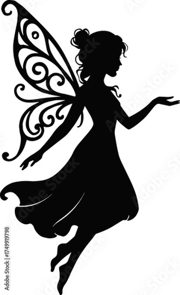 Fototapeta Fairy Editable Vector AI File | Adobe Illustrator | Export to SVG, EPS, PDF, PNG, DXF, JPEG