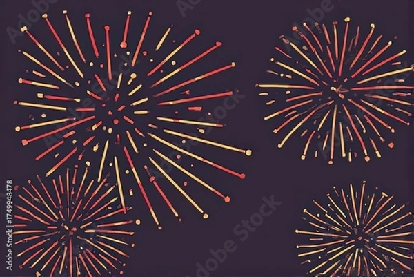 Fototapeta Elegant black and white floral line art with daisies and delicate vines on a soft beige background — classic, romantic, and perfect for vintage or minimalist design themes.