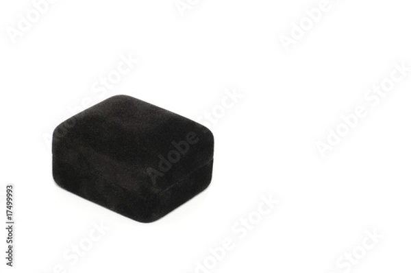 Obraz Black Ring Box on White