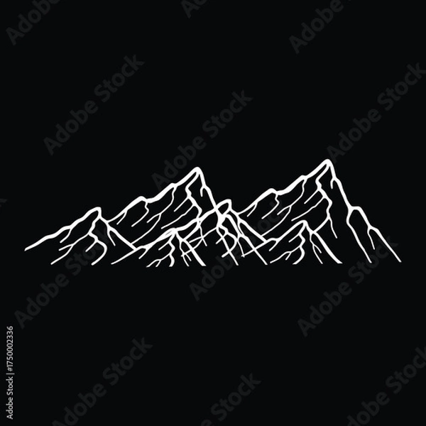 Fototapeta Mountain Vector