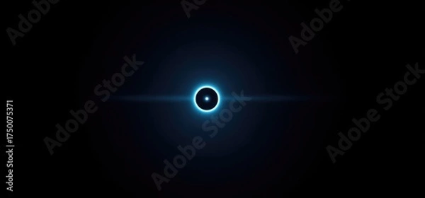 Obraz Celestial phenomenon captured during dark night