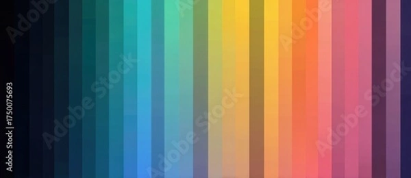 Obraz Colorful gradient background with vertical stripes