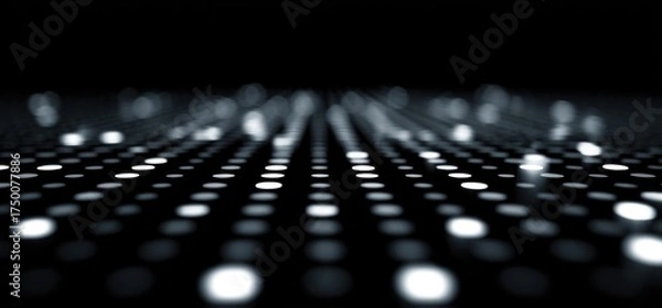 Obraz Stunning light pattern forms floor design