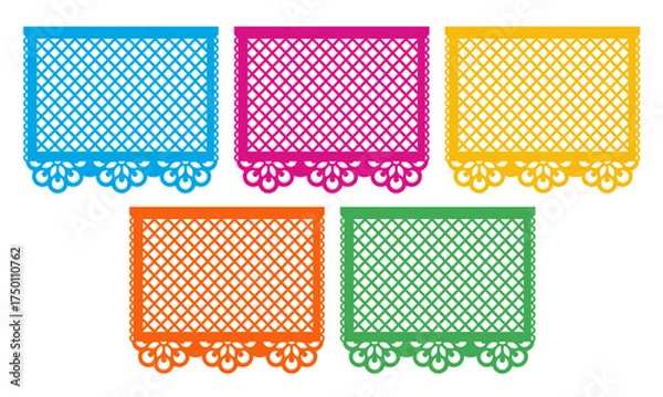 Fototapeta papel picado