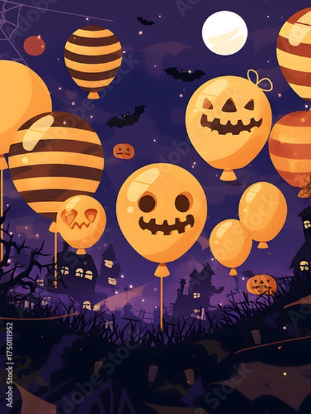 Obraz halloween background