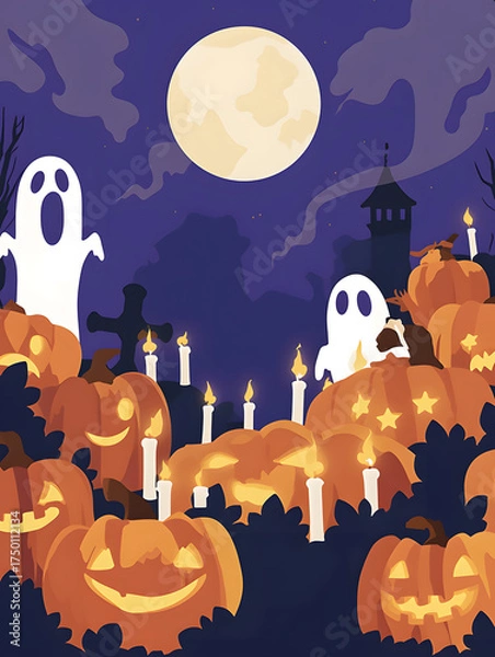 Obraz halloween background