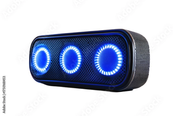 Obraz High-Tech Portable Speaker isolated on transparent background