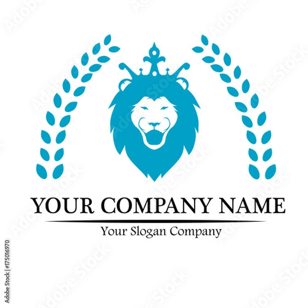 Fototapeta lion logo