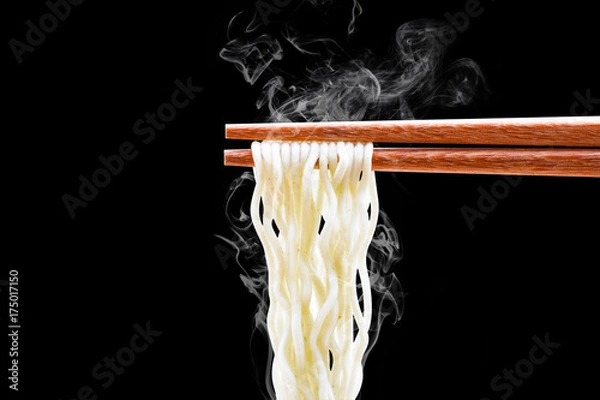 Fototapeta chopsticks noodles