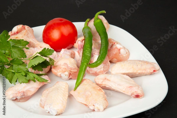 Obraz Raw Chicken Wings