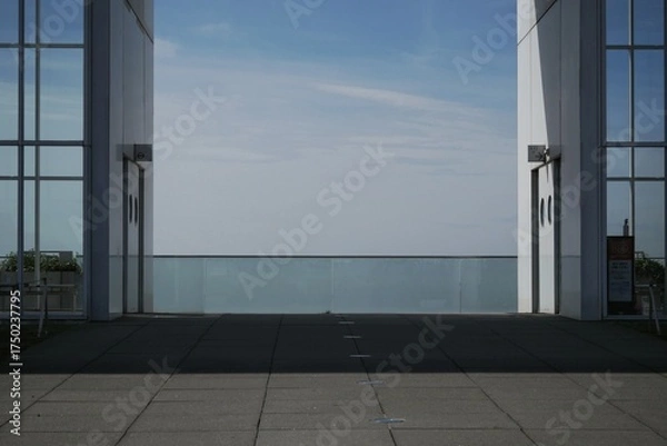 Obraz 葛西臨海公園から見た東京湾の風景