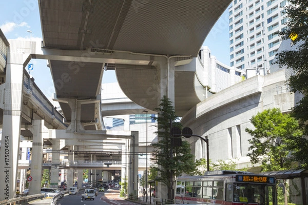 Obraz 国道246号　大橋ジャンクション近辺