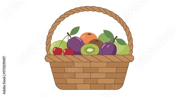 Obraz High-Quality EPS Vector Illustration: Abstract Design Element - Scalable, Clean, and Perfect for Professional Projects.  This premium vector graphic is easily editable, ensuring flexibility for div...