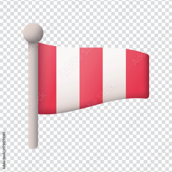 Fototapeta Postponement Flag Icon