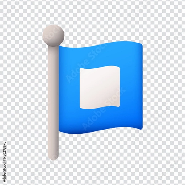 Fototapeta Preparatory Flag Icon