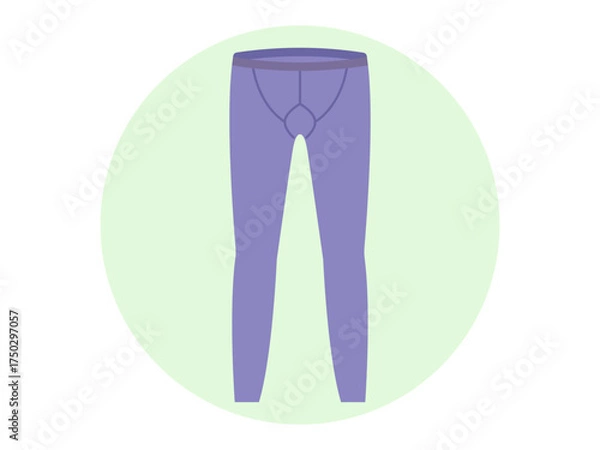 Fototapeta Thermal underwear icon. Fashion symbol icon vector. Solid vector icons. Flat illustration concept.