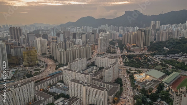 Obraz Aug 7 2025 Colorful Housing View of Ping Shek Estate