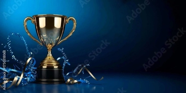 Fototapeta This image represents achievement in the world of business and competition.