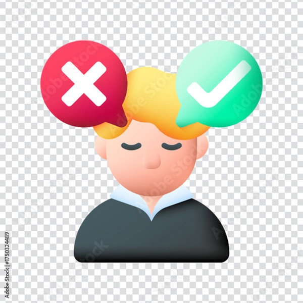 Fototapeta Decision Making Icon