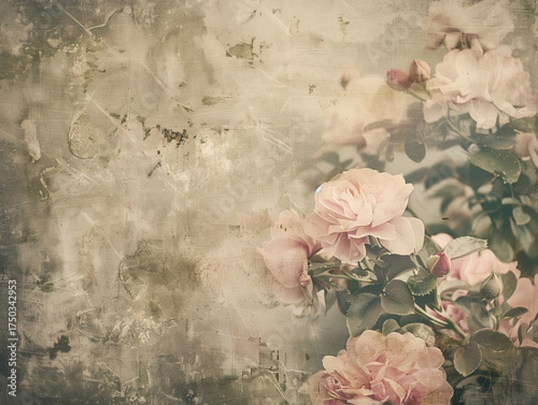 Obraz Romantic Floral Backdrop