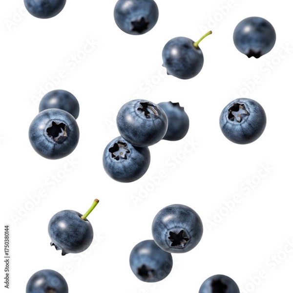 Obraz blueberries on transparent background