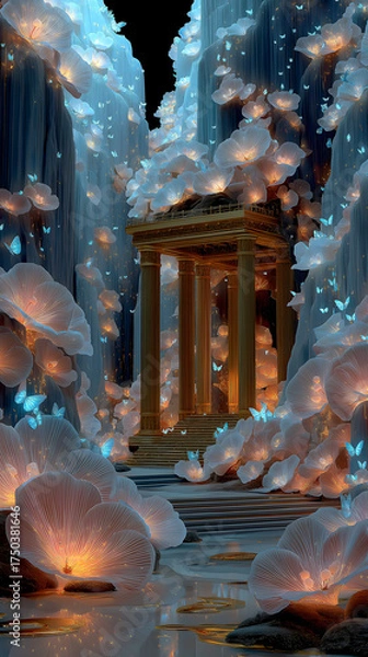 Obraz Sui-Tang Dynasties: Three Teachings Fusion - Taoism: Golden Millet Dream, Millet Rice, Chang'an Illusion, Taoist Gourd, Blue Immortal Mist
