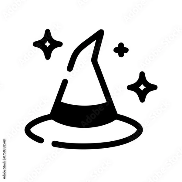 Obraz A solitary weathered wooden rowboat rests on a calm dark lake under a vast star filled night sky with a prominent full moon illuminating the scene