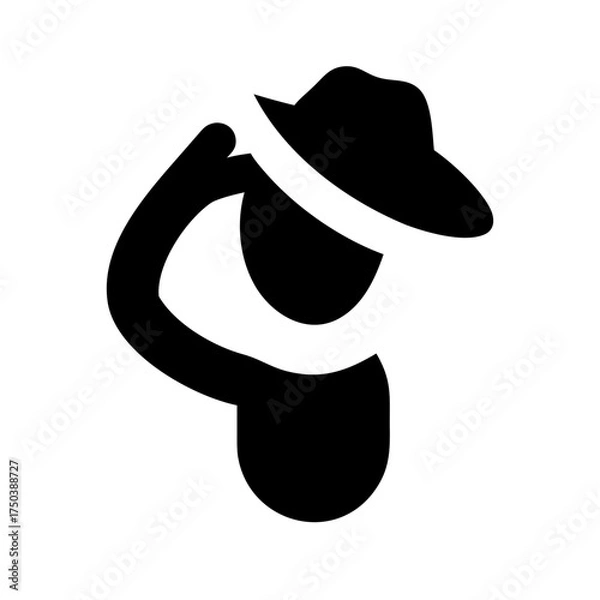 Obraz A lone majestic eagle soars through a vast clear blue sky its wings spread wide in a powerful display of freedom and natural beauty