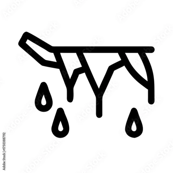 Obraz A detailed close up shot of a vibrant green leaf with intricate vein patterns and dew drops glistening in soft natural light showcasing the delicate beauty of nature